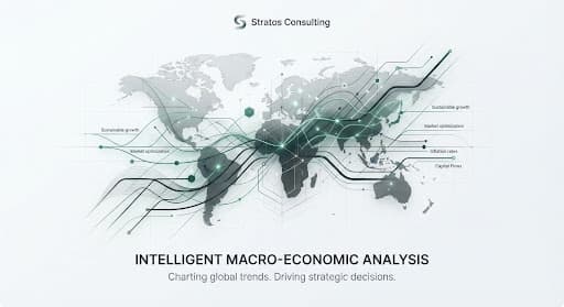 Abstract visualization of connected ideas and global perspectives
